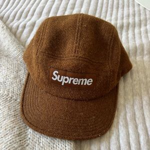 Supreme Tweed Box Logo Camp Cap
